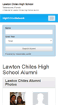 Mobile Screenshot of lawtonchileshighschool.org